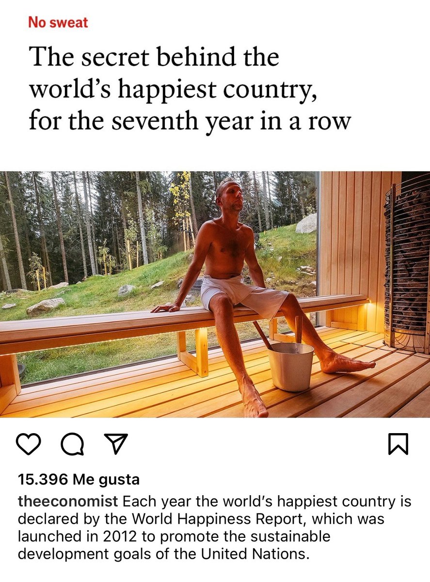 Finlandia es elegido el país más feliz del mundo por séptimo año consecutivo. Tienen que estar echando prozac al agua. Misma credibilidad que los 7 Tours seguidos de Lance Armstrong