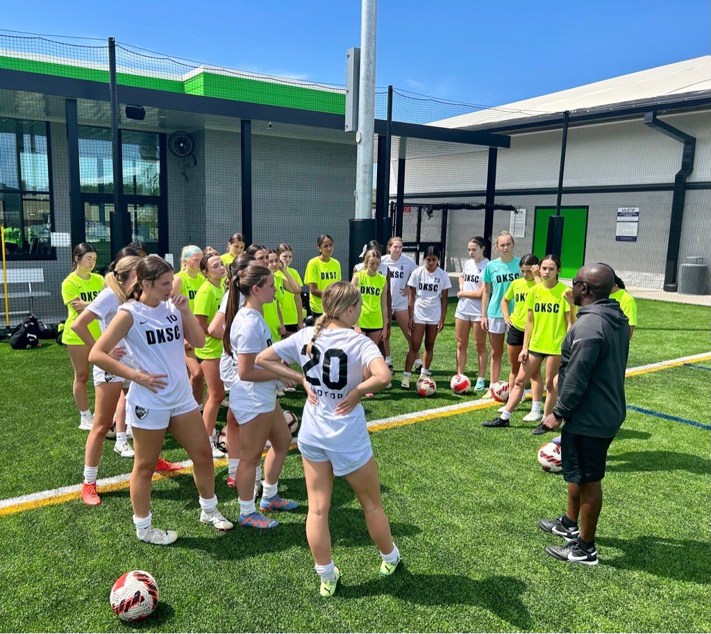 We were lucky to have the opportunity to participate in a  Director Session run by lHugh Bradford today.  He is the DKSC ECNL Program Director and Jamaica U20 Women’s Head Coach.