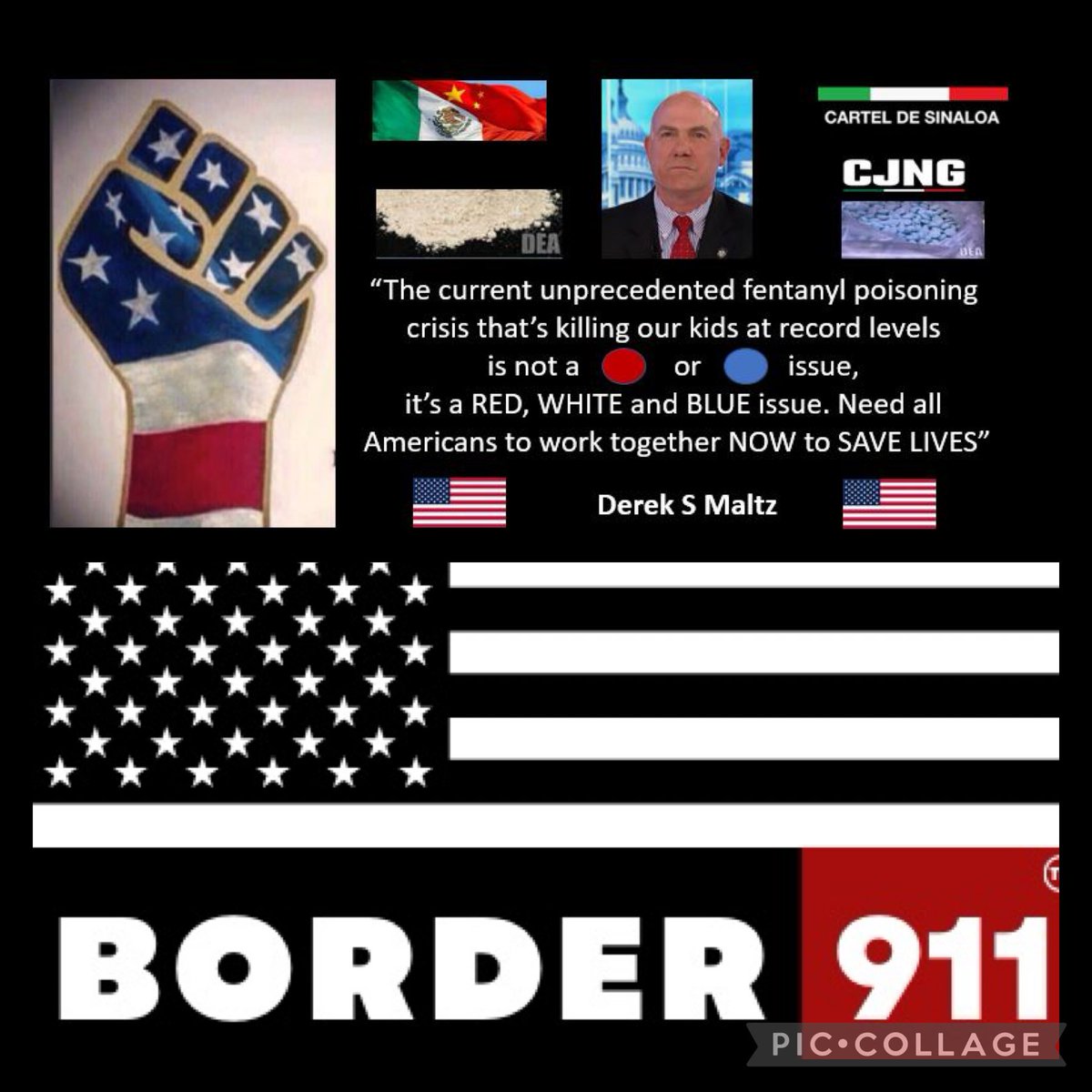 @Border911Live team will continue to educate communities around America about the growing and alarming national security threats to the country. WITHOUT BORDER SECURITY WE WILL HAVE NO COUNTRY! 🇺🇸🙏🇺🇸🙏🇺🇸🙏🇺🇸🙏🇺🇸 @SaraCarterDC @jaeson_jones @VictorAvilaTX @RealTomHoman…