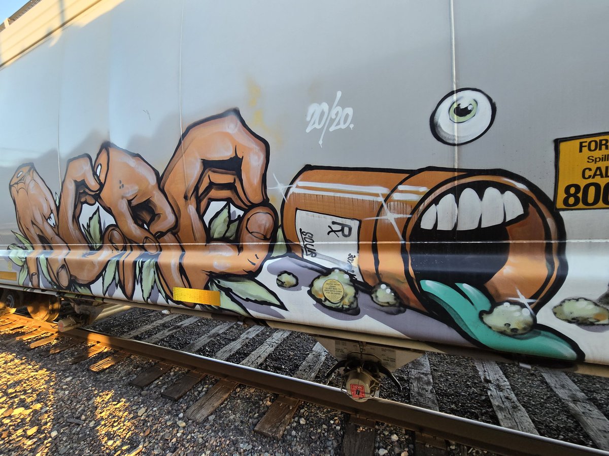 #RailArt #graffiti #trainart