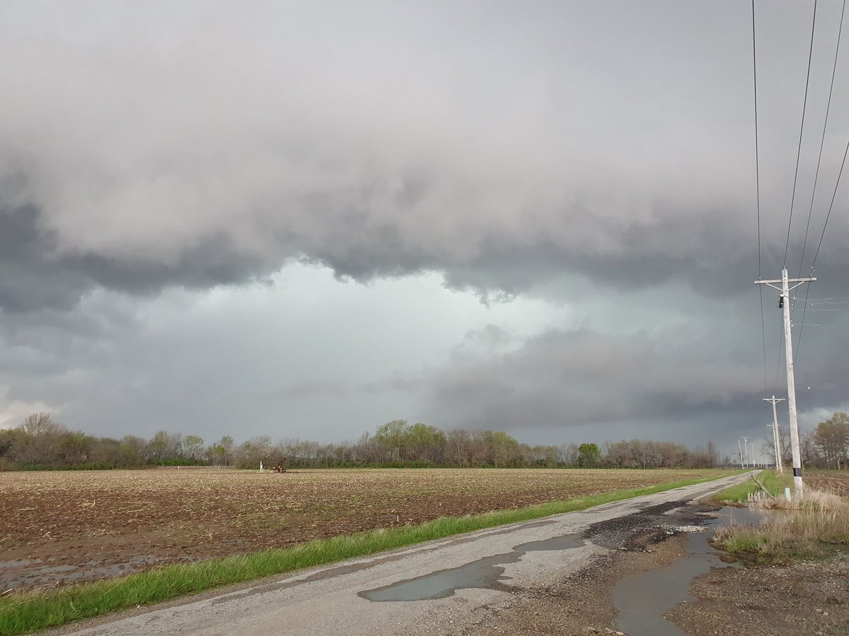 When the storms find you, rather than you find them. Pretty!