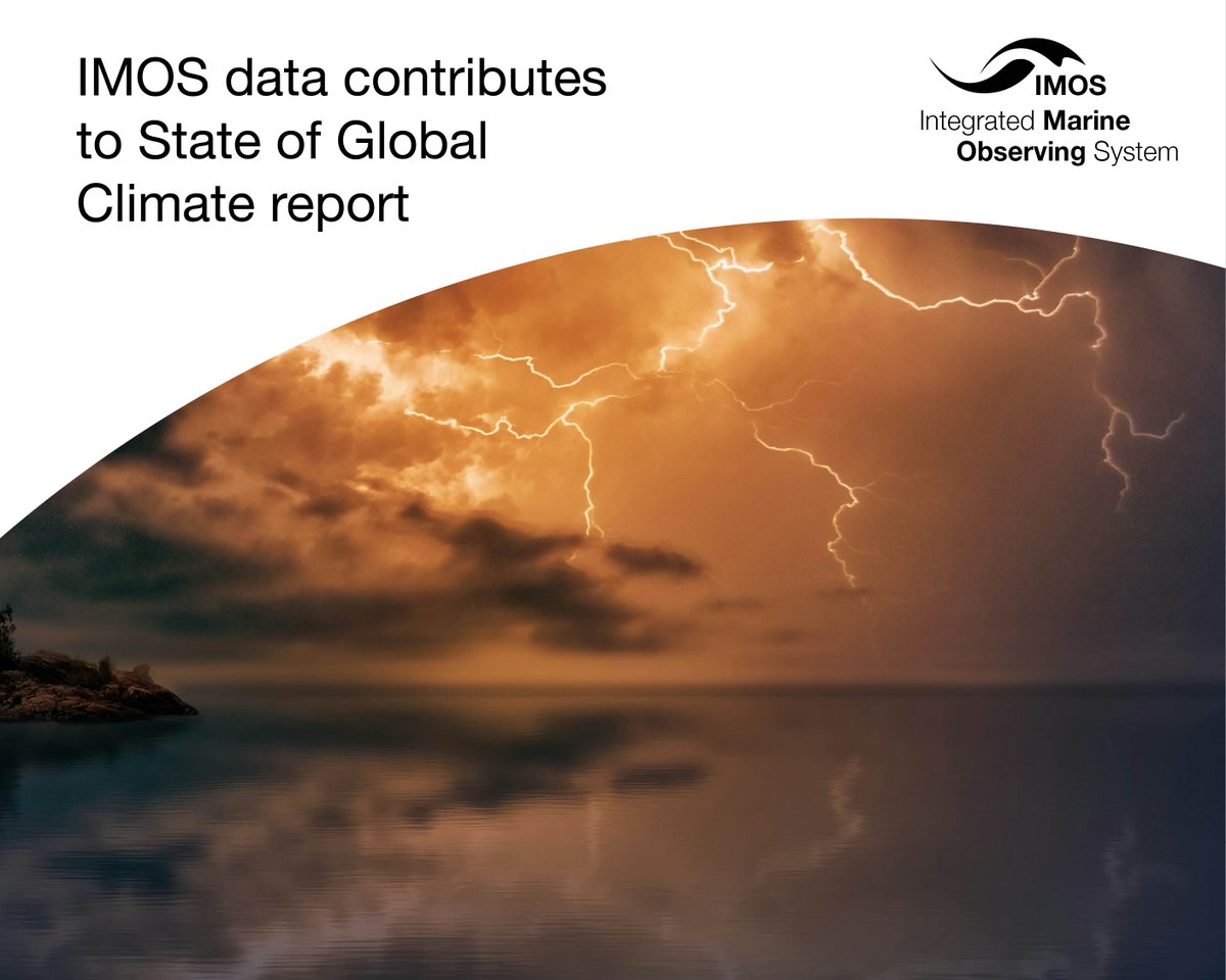 Our oceans absorb significant amounts of atmospheric heat, playing a critical role in global climate and weather. The 2024 @WMO State of the Global Climate report cites publications that use data from a number of IMOS Facilities 🔗 bit.ly/3TR7q9G