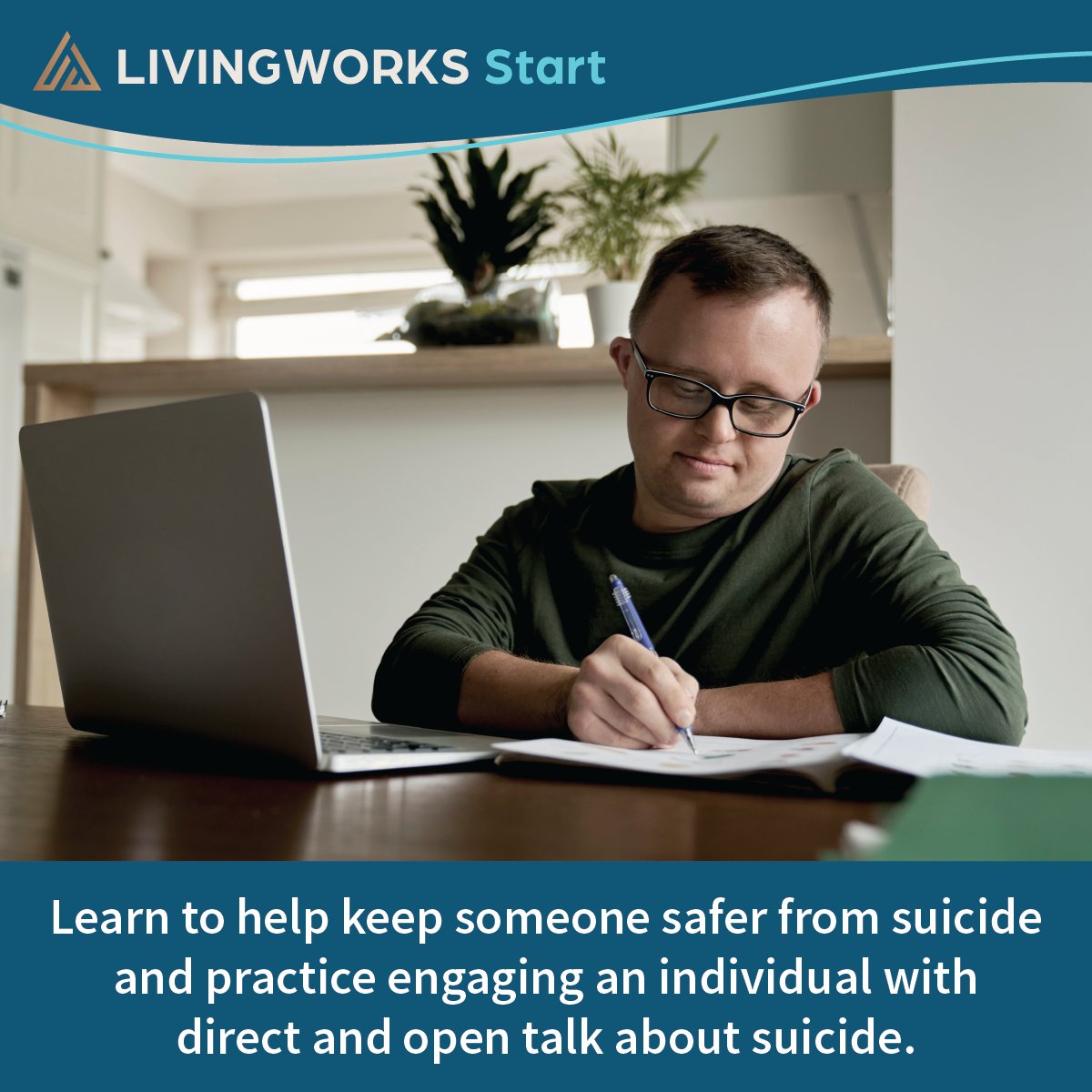 🌐 In 90 minutes, #LivingWorks Start equips you with the foundational skills to identify someone who may have thoughts of suicide and how to guide them towards support to keep safe. Available in English, en français, and en español. More info at livingworks.com.au/training/livin…