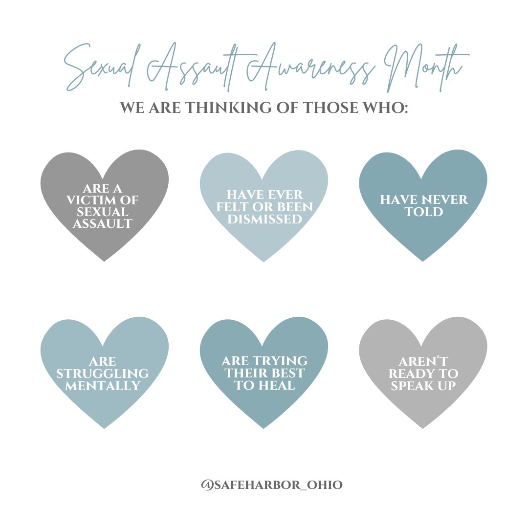 safeharbor_ohio's tweet image. To all survivors, we see you, we hear you, and we stand with you. ⁣
⁣
#saam2023 #sexualassaultawarenessmonth #saam #rainn #sexualabuseawareness #aprilsaam #humantrafficking #sextrafficking #humantraffickingawareness #safeharborohio