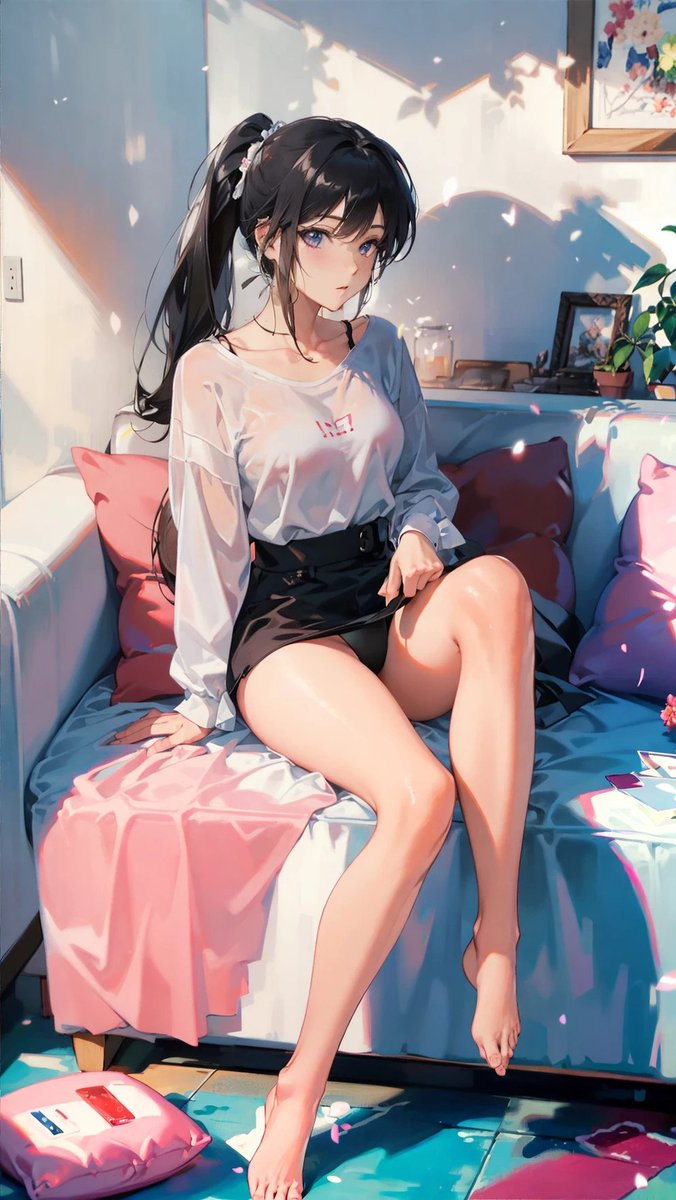 Chill #AIart #waifu #Anime #Animegirl #AIgirls #AIArtworks #AIグラビア #AIイラスト好きさんと繋がりたい #AIイラスト