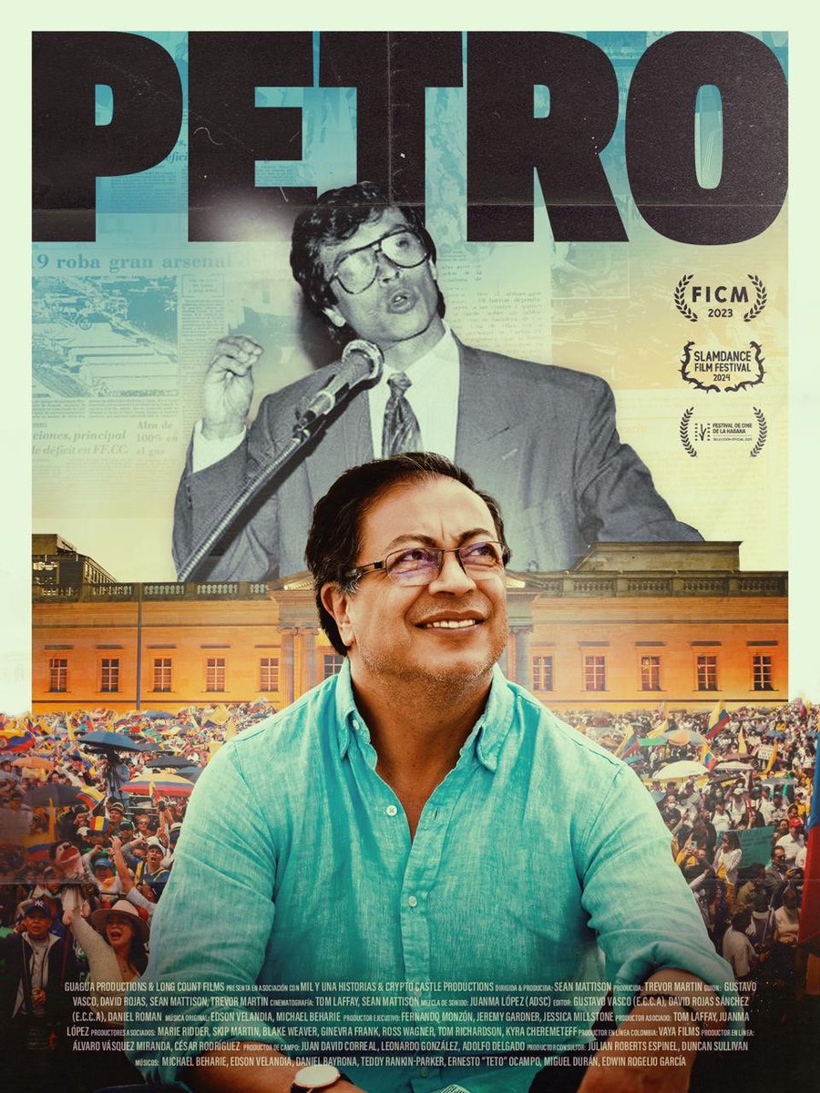 Impresionado por el recorrido politico y social de Colombia, reflejado en este documental. La sala quedo practicamente lleno.😊😊