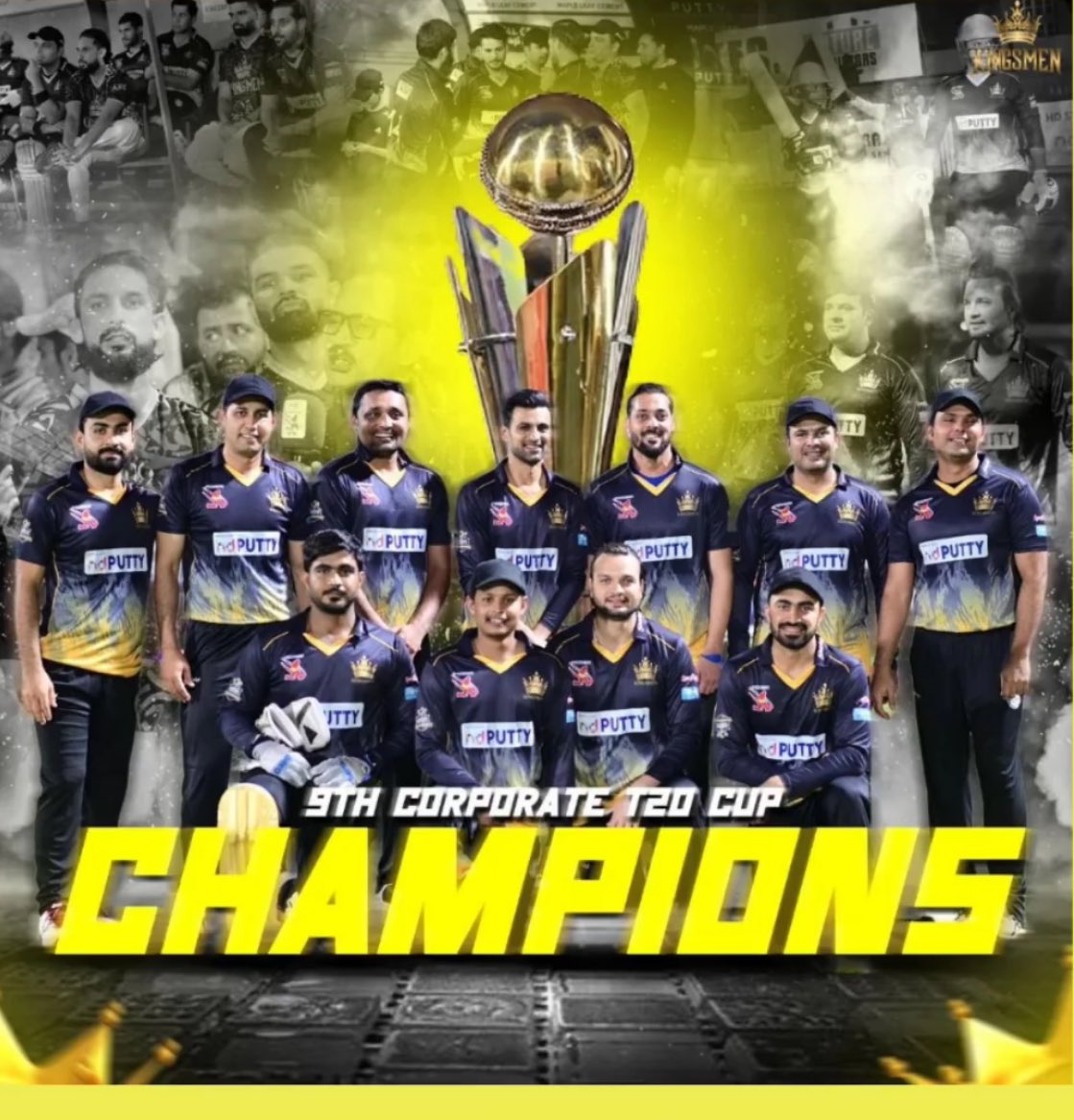 Allhumdullilah we are champions Kingsman family @realanwarali48 @Qadircricketer