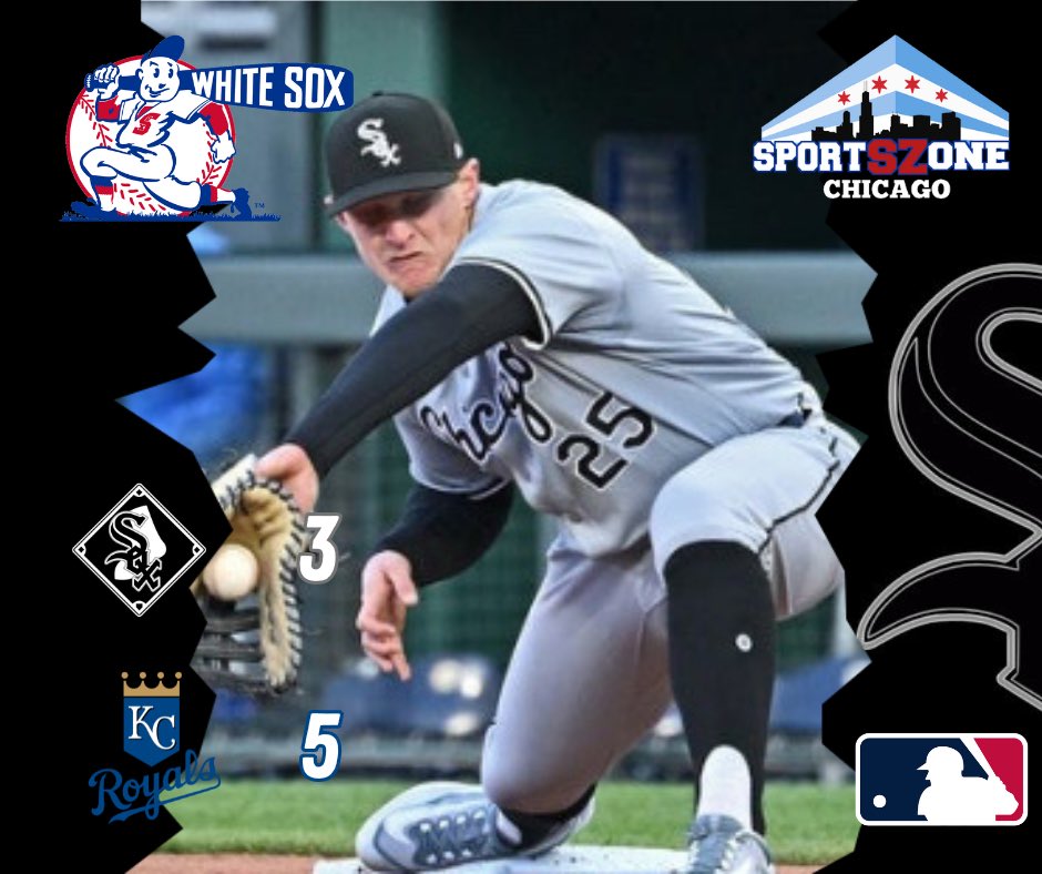 The @whitesox fall to the KC @Royals 5-3. 
 #GoSox #Benintendi  #AndrewGONE #Kopech #BridgeportLumberCo #SouthSideHitmen #ComiskeyPark #LaPantera #HiMom #YoYo #PutItOnTheBoard #Yeessss #SportsZoneChicago