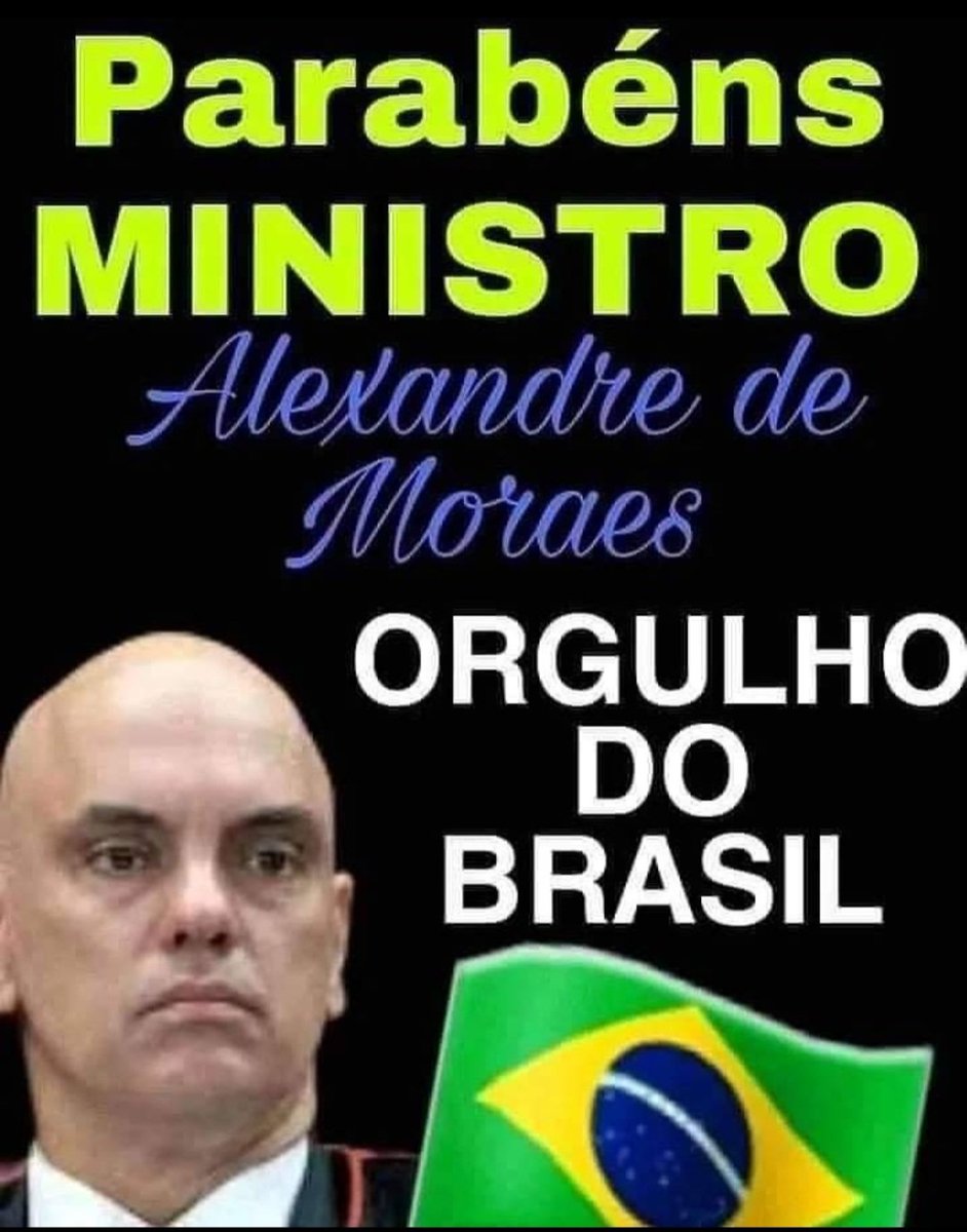 Ministro ORGULHO do Brasil!