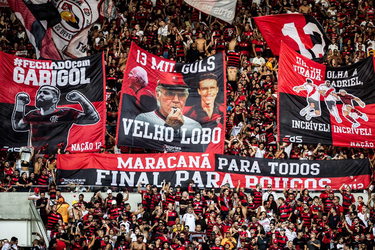 As ruas falam.. É o Flamengo 🏆❤️🖤