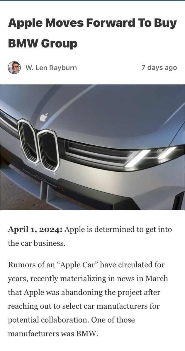 Interesting 🤔 #BMW #Apple #AppleCarPlay