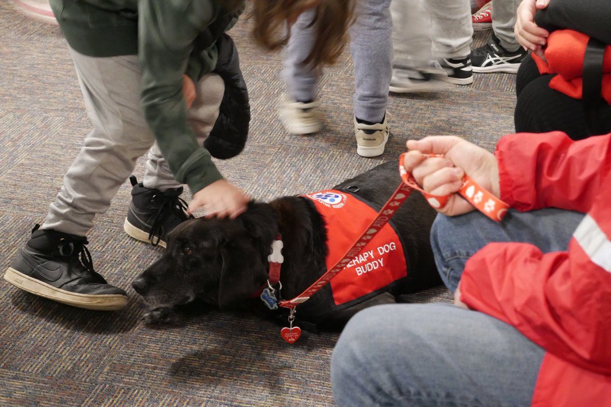 One lucky child won an auction item at the #RedWhiteBall and got to take his 3rd grade class for a fun day with the @GreenwichCTFD and be Fire Chief for day! Our Preparedness Team also taught the class fire safety with Buddy the Pet Therapy Dog. @HVPaws4Cause