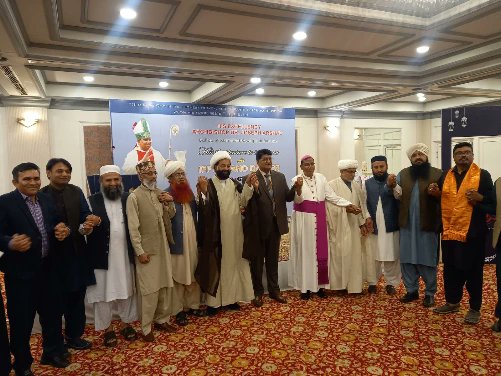 DR. JOSEPH ARSHAD ARCHBISHOP OF RAWALPINDI ORGANIZED SAIBAN-E-PAKISTAN INTERFAITH IFTAR DINNER, APRIL 6 2024, MARGALLA HOTEL ISLAMABAD TO CELEBRATE RELIGIOUS FESTIVALS OF VARIOUS PAKISTAN COMMUNITIES AND TO CONGRATULATE PROF. DR. MUHAMMAD ZIA-UL-HAQ FOR AWARD OF TAMGHA-E-IMTIAZ