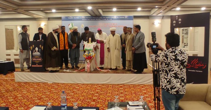 iri_iiui's tweet photo. DR. JOSEPH ARSHAD ARCHBISHOP OF RAWALPINDI ORGANIZED SAIBAN-E-PAKISTAN INTERFAITH IFTAR DINNER, APRIL 6 2024, MARGALLA HOTEL ISLAMABAD TO CELEBRATE RELIGIOUS FESTIVALS OF VARIOUS PAKISTAN COMMUNITIES AND TO CONGRATULATE PROF. DR. MUHAMMAD ZIA-UL-HAQ FOR AWARD OF TAMGHA-E-IMTIAZ https://t.co/LNygKEHovQ