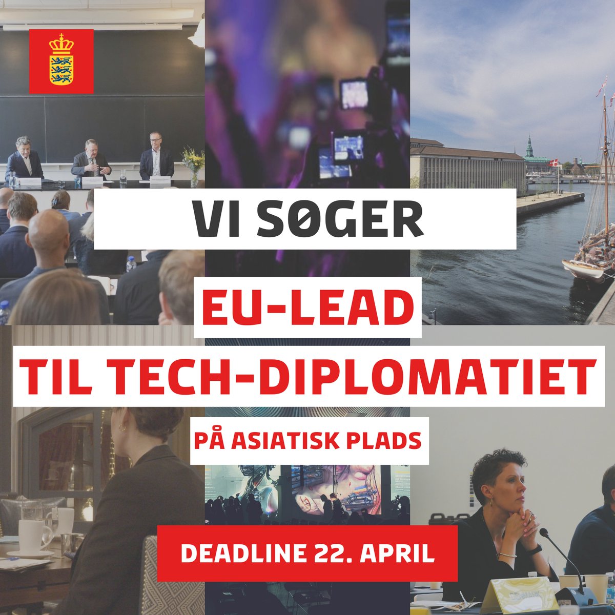 TECH-DIPLOMATIET SØGER EU-LEAD 🇪🇺 Vil du være med til at realisere Udenrigsministeriets ambitiøse prioriteter for EU's digitale og teknologiske diplomati? Så er det måske dig vi søger🚀 💼 Læs mere om stillingen og ansøg her: lnkd.in/da8tnqQg