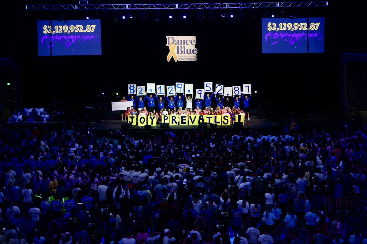 $2,129,952.87 raised #FTK! & Congratulations, @UK_DanceBlue