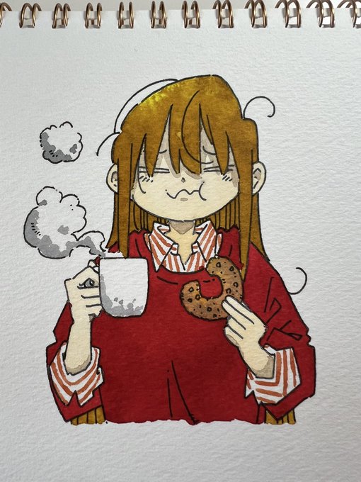 「コーヒー 長袖」のTwitter画像/イラスト(新着)