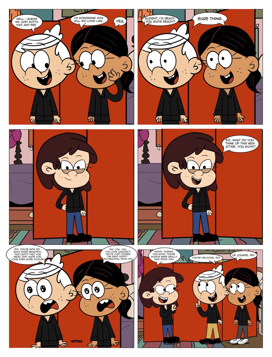 Sid's New Look (Comic) Another comic I did. In this time, Sid is trying her new attire too. #TheLoudHouse #TheCasagrandes #Sidonniecoln #Comic