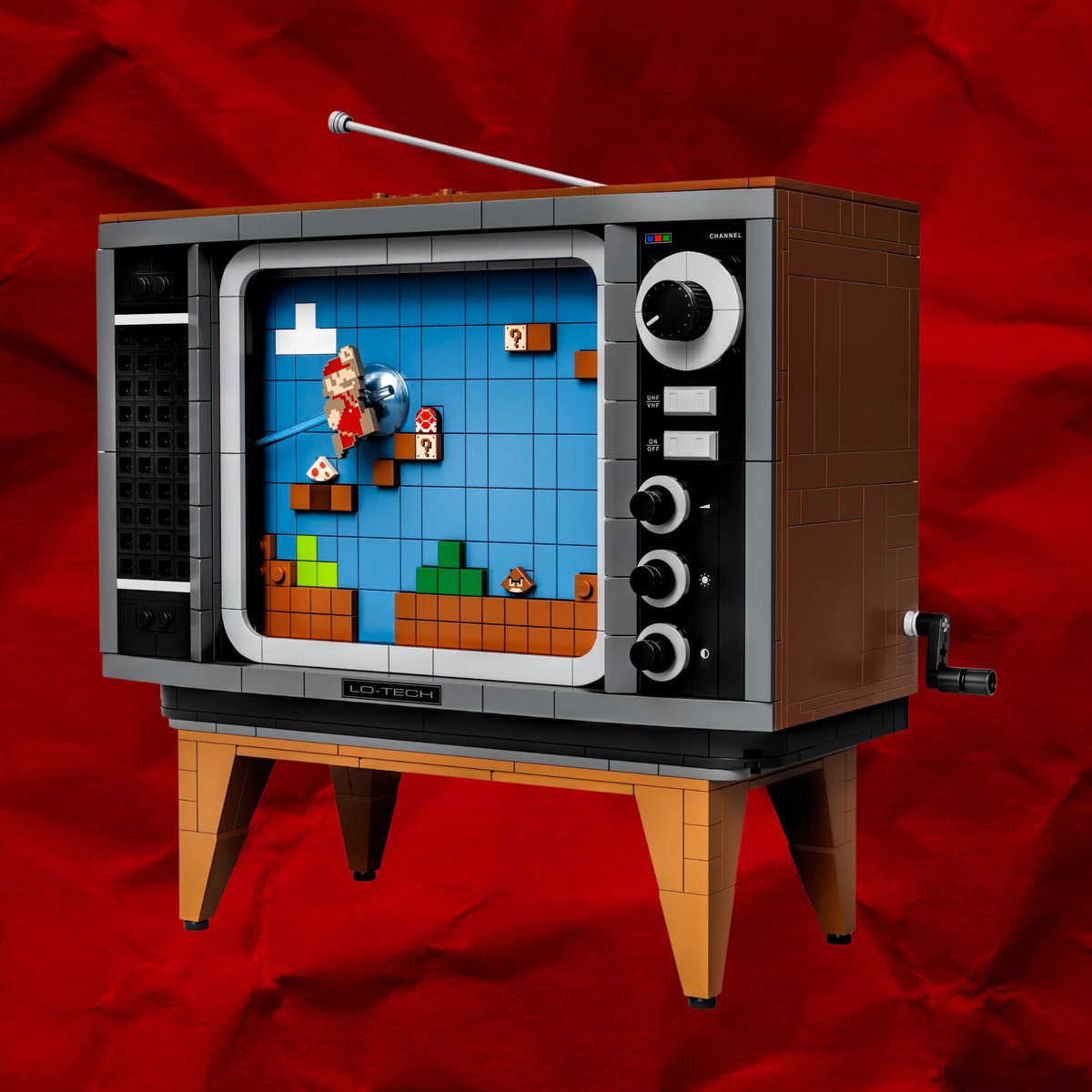 What's the most incredible 'function' in a LEGO set ... ever? We love the revolving screen that makes Mario 'hop' and run in 71374 Nintendo Entertainment System. #AFOL #Nintendo #ToyCollection