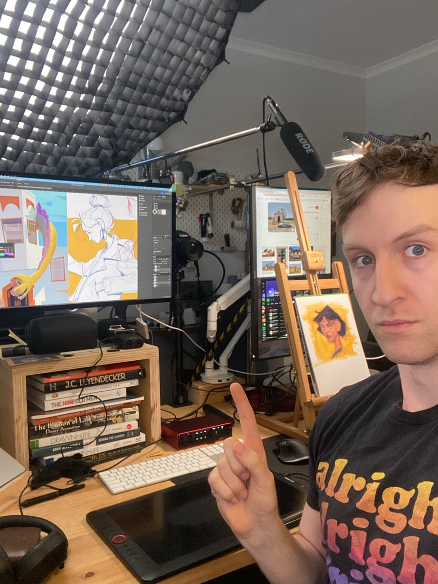 Live in 30 mins! a mixed bag of traditional and digital Stylized art study and chatting youtube.com/live/niRjvK2Kw… This stream may include but is not limited to: ✍️ Drawing 🎨 Painting 🗿 Sculpting Hope to see you in there! Feel free to ask any questions ✍️🕺🎨