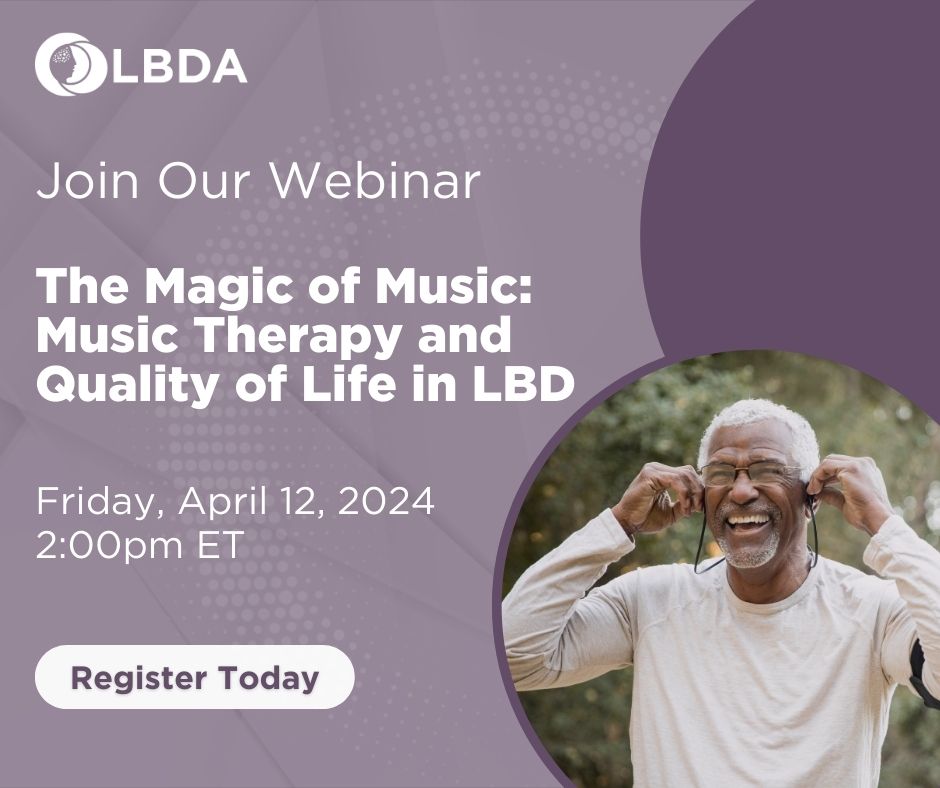 Take part in our interactive Wellness Workshop, ‘The Magic of Music: Music Therapy and Quality of Life in #Lewybodydementia,’ featuring a world-renowned pioneer in the field of music therapy, Dr. Concetta Tomaino. Reserve your seat at ow.ly/V0S450Ra4aq