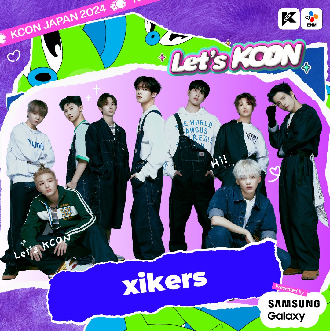 [#KCONJAPAN2024] LINEUP : xikers ⭐5/11(SAT) 𝐌𝐄𝐄𝐓 & 𝐆𝐑𝐄𝐄𝐓 ⭐5/12(SUN) 𝐌 𝐂𝐎𝐔𝐍𝐓𝐃𝐎𝐖𝐍 𝐒𝐓𝐀𝐆𝐄 ⭐5/12(SUN) 𝐊𝐂𝐎𝐍 𝐒𝐓𝐀𝐆𝐄 #xikers #싸이커스 @xikers_official 🎈2024.05.10 - 05.12 🎫 bit.ly/3vrYG1I ✨Let’s #KCON!