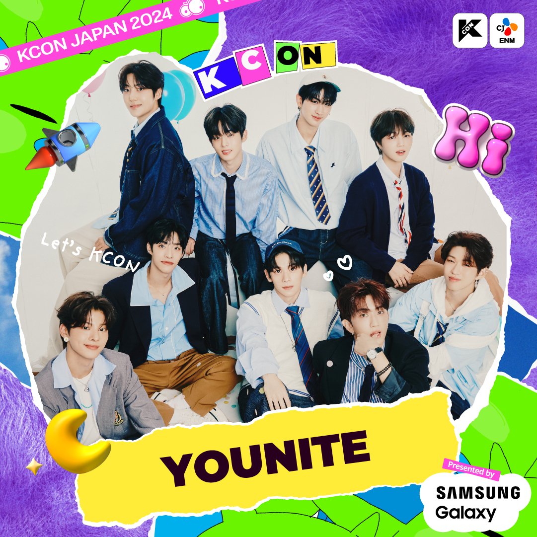 [#KCONJAPAN2024] LINEUP : YOUNITE ⭐5/10(FRI) 𝐒𝐇𝐎𝐖𝐂𝐀𝐒𝐄 ⭐5/11(SAT) 𝐂𝐎𝐍𝐍𝐄𝐂𝐓𝐈𝐍𝐆 𝐒𝐓𝐀𝐆𝐄 ⭐5/12(SUN) 𝐃𝐀𝐍𝐂𝐄 𝐀𝐋𝐋 𝐃𝐀𝐘 #YOUNITE #유나이트 @YOUNITE_offcl 🎈2024.05.10 - 05.12 🎫 bit.ly/3vrYG1I ✨Let’s #KCON!