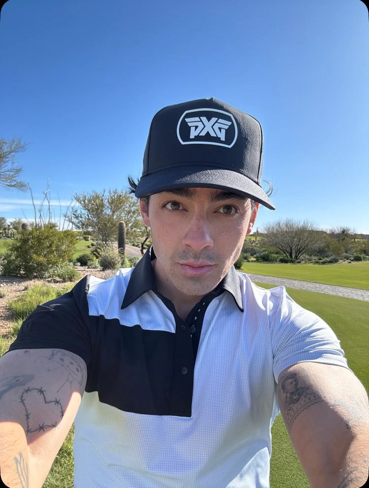 Joe golfing recently via BeReal! ☀️ #JoeJonas #JonasBrothers