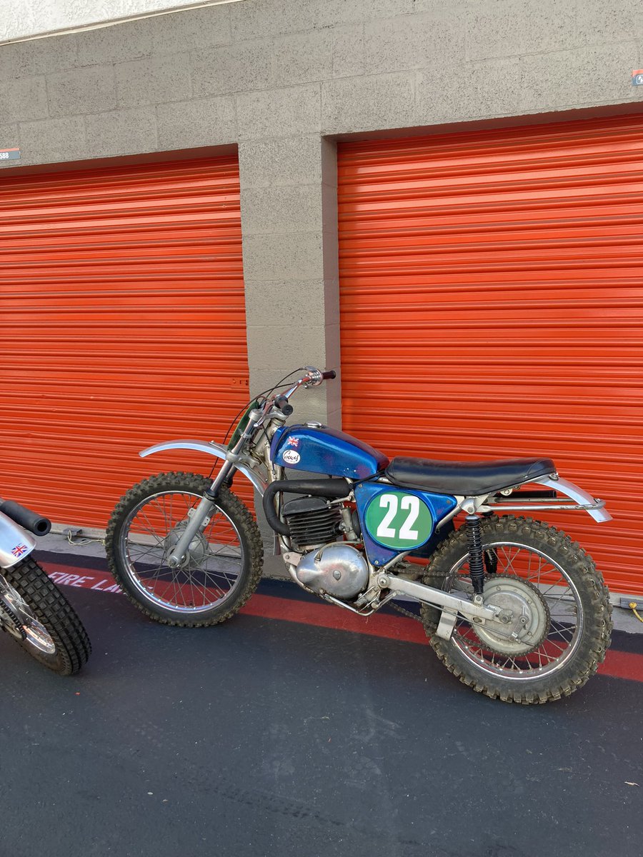 Boomer at the storage unit asked me if I could help him load a dirtbike into his truck, opens the unit and its filled w/ vintage Greeves bikes from the 60s/70s was extremely cool 
The first one pictured is going to a museum in Alabama