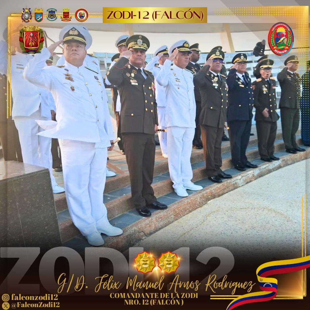 FalconZodi12's tweet photo. Desde el Paseo Generalísimo Francisco de Miranda donde se izó por primera vez el Tricolor Nacional 🇻🇪 Se efectuó arriada de la Bandera Nacional por parte de las unidades militares acantonadas esta guarnición militar.
Enalteciendo los valores patrios y el espíritu militar. https://t.co/GGSq9tv9UR