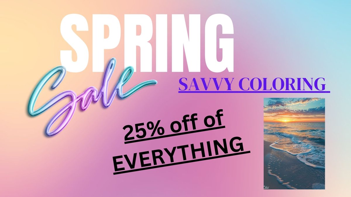 pendley47's tweet image. 25% off at Etsy- Savvy Coloring .
savvycoloring.etsy.com