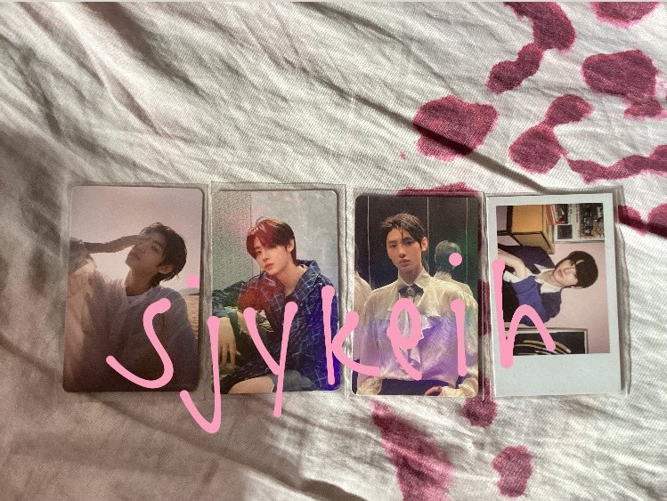 sjykeih's tweet photo. wts lfb ph

enhypen sunghoon pc set pcs

dimension dilemma 
scylla &amp; charybdis holo rpc

take 4 for ₱ 220

mop: gcash https://t.co/v9r54S9ppj