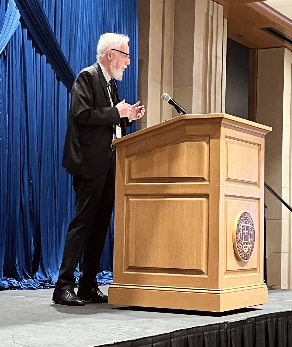 Cyril O’Regan reflecting on the “voice, vision, witness, and gratitude” of Pope Benedict XVI to kick off the @ND_EthicsCenter conference on Ratzinger’s legacy ethicscenter.nd.edu/programs/bxvi-…