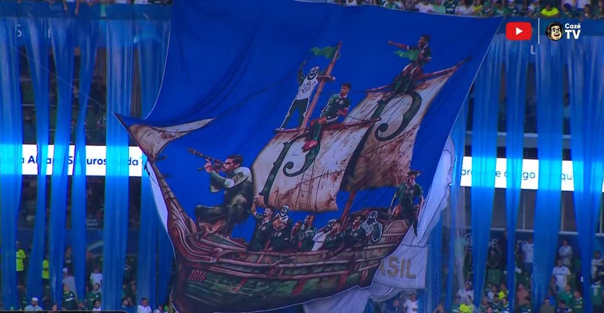 Abel Ferreira, sobre o mosaico da Mancha:

- Acho que fiquei mais emocionado com o que o torcedor nos fez, a mim, minha comissão e nossos jogadores... Ou o mesmo tanto emocionado do que com o título. Nem nos meus sonhos... Naquele momento, meu coração transbordou da palavra amor.