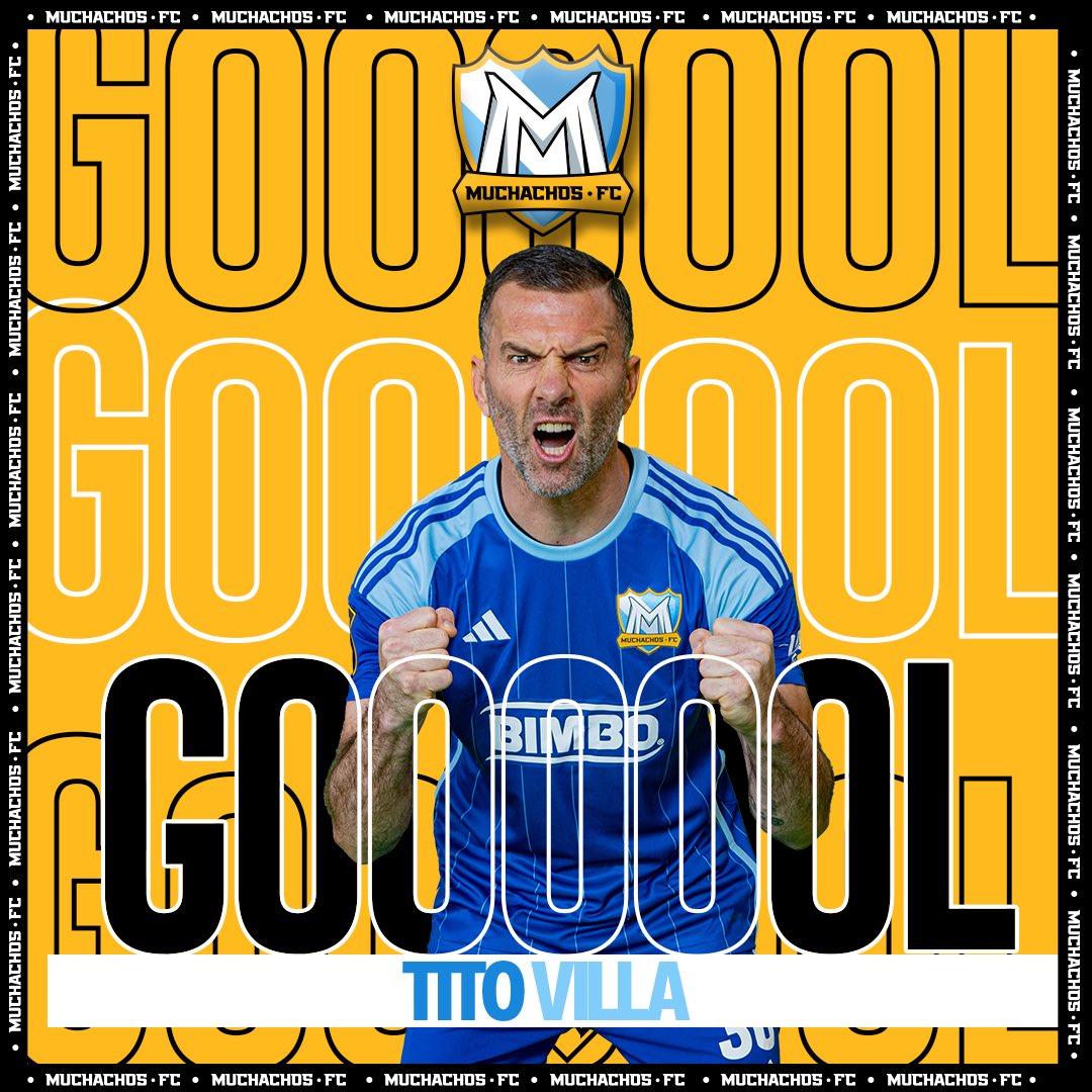 ¡Gol de Muchachos FC! 💙🤍 ⚽️ Gol de Tito Villa #MuchachosFC 4️⃣ - 6️⃣ Peluche Caligari ⏱️ Min. 24 #MuchachosFC #KingsLeagueSantander #jornada9