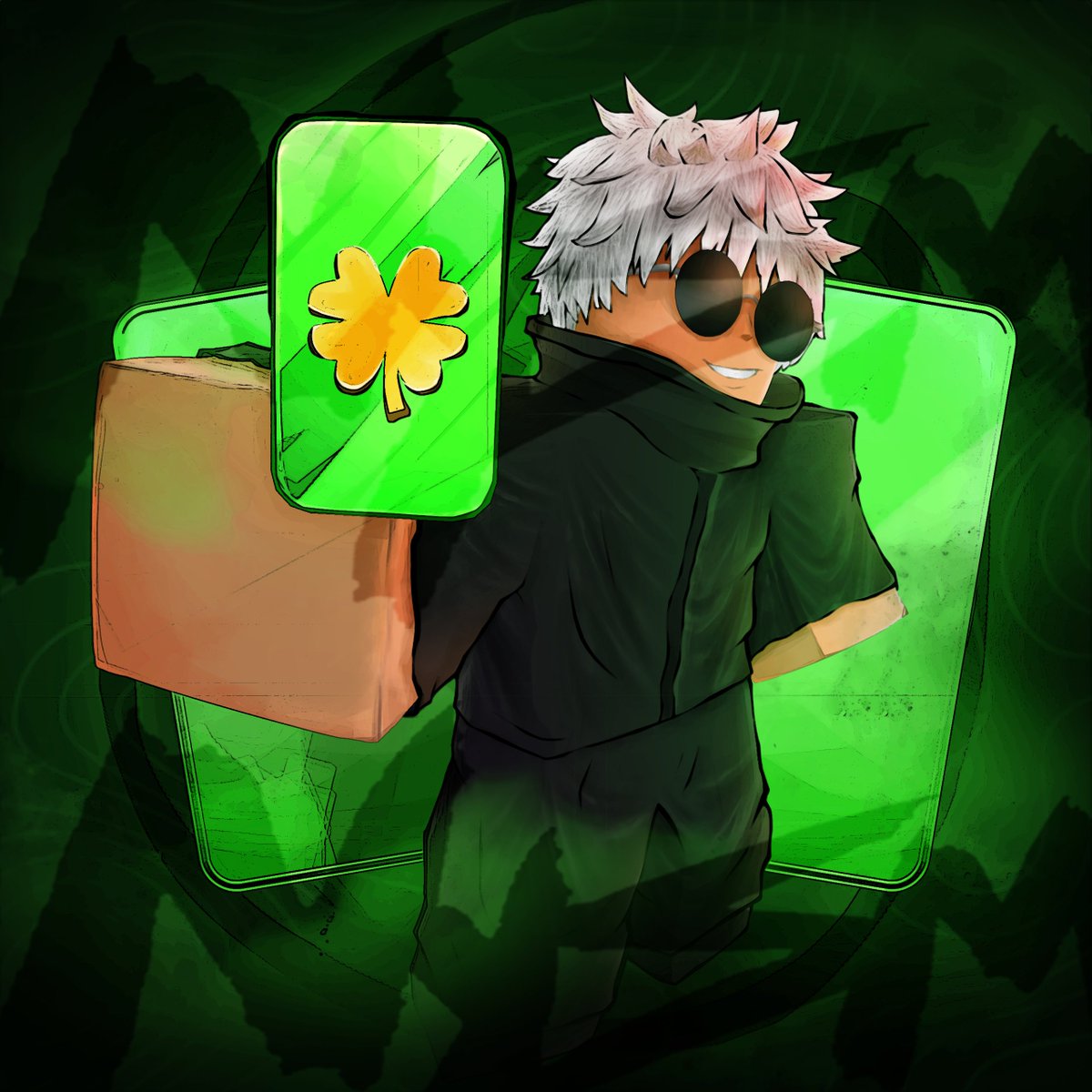 nysmns's tweet photo. GFX Commission for Anime RNG! ♠️🍀

Likes and Retweets appreciated! 📷📷 
#Roblox #RobloxDev #RobloxArt #RobloxGFX https://t.co/Akgh0A4mM9
