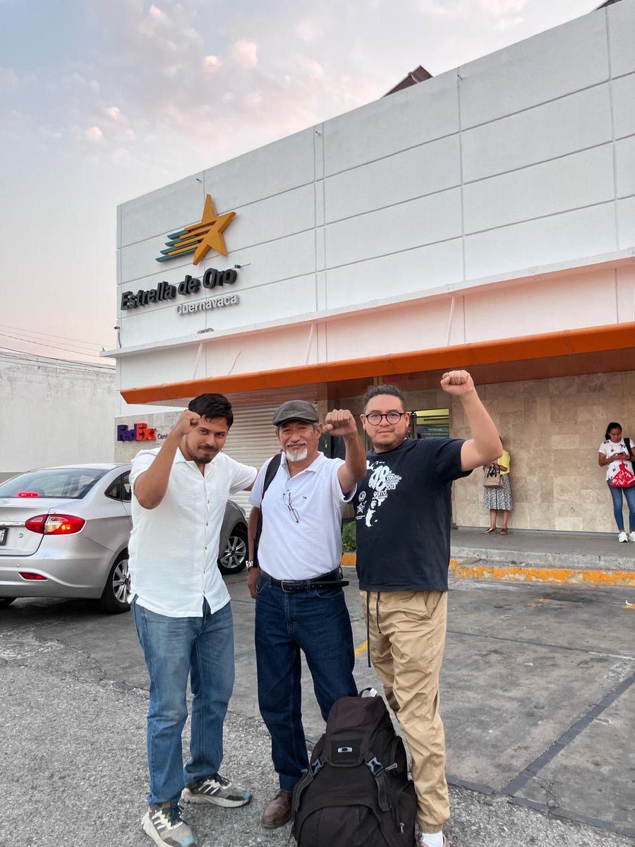 MarcusV88016722's tweet photo. Llegando a Cuernavaca, Morelos, con los camaradas del PCM y la FJC, a prepararnos para estar en el debate y defender las posiciones de la clase trabajadora...
!Si hay que elegir, elegimos luchar! https://t.co/k447bZ6kmY