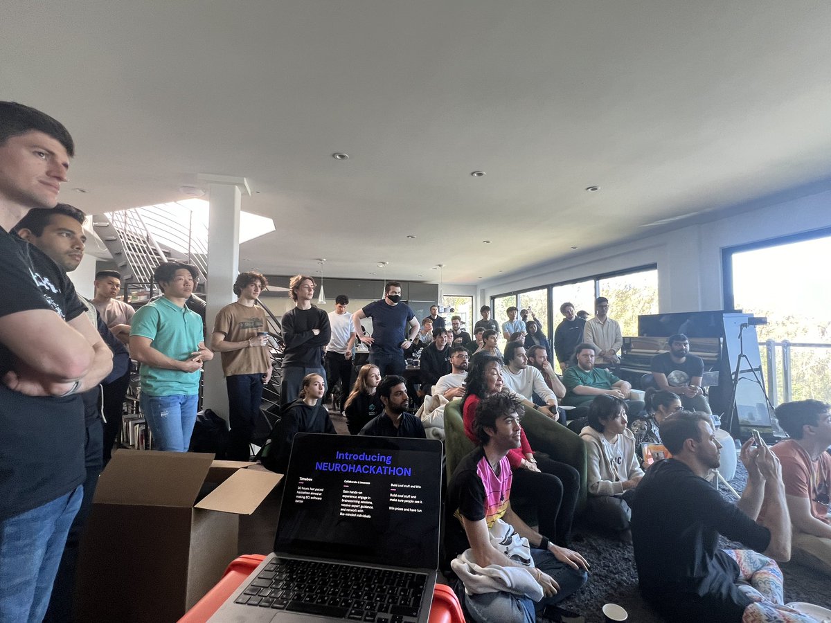 We invited 150+ Neuro builders to showcase what’s possible with BCI tech

This was the largest Neuro Hackathon I’ve seen, organized with <a href="/neurosity/">Neurosity</a> and <a href="/TelepathTech/">Telepathic Technologies</a> 

Live product demos. No bullshit. 

Here are the best projects: