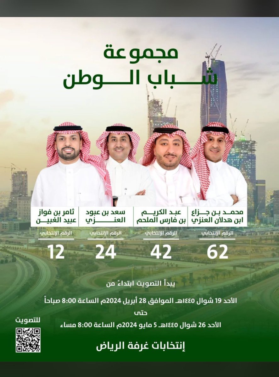 alfedaanmemory's tweet image. من حقنا أن نفخر  بأبنائنا من شباب هذا الوطن المتميزين ومن حقهم علينا أن ندعمهم فهم الحاضر والمستقبل فالنتكاتف لنمكنهم و نساندهم وندعمهم حتى يساهمون في خدمة هذا الوطن ولو  بالشيء القليل..
انور الثامر ابن مهيد .