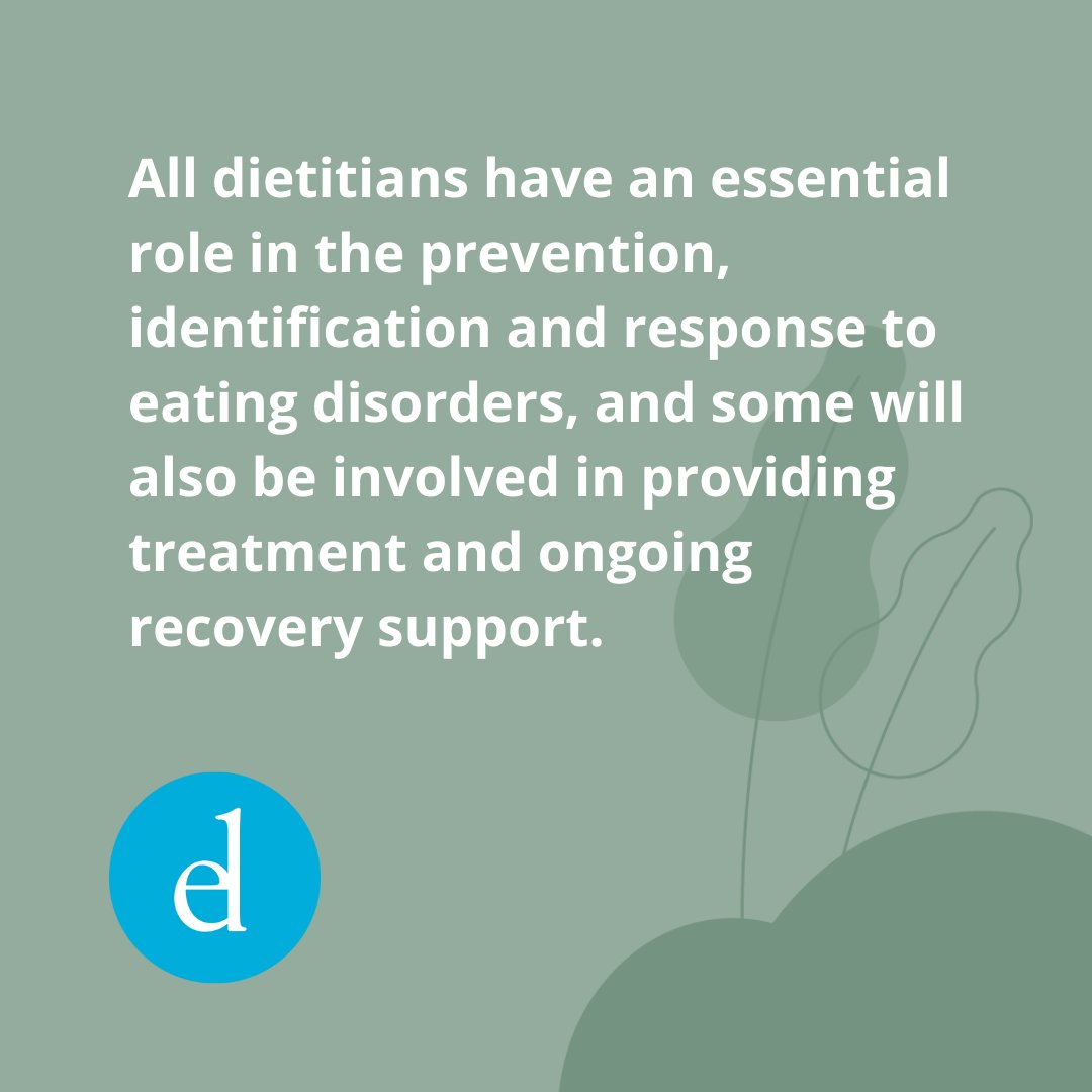 This week is Dietitians Week. NEDC recognises the crucial role of dietitians across the stepped system of care for eating disorders, including prevention, identification and initial response. #MindBodyBrain #DietitiansWeek2024