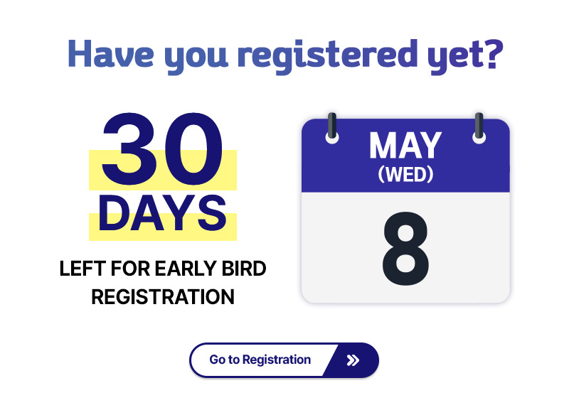 ⏰[APCN & KSN 2024] Early Registration Deadline D-30  
Until May 8, you can register for APCN & KSN 2024 at the lowest rate and maximize your savings for APCN & KSN 2024!
📋Go to Registration: apcn2024.org/registration/
#대한신장학회 #APCN #APCN2024 #APCNxKSN #KSN #APSN