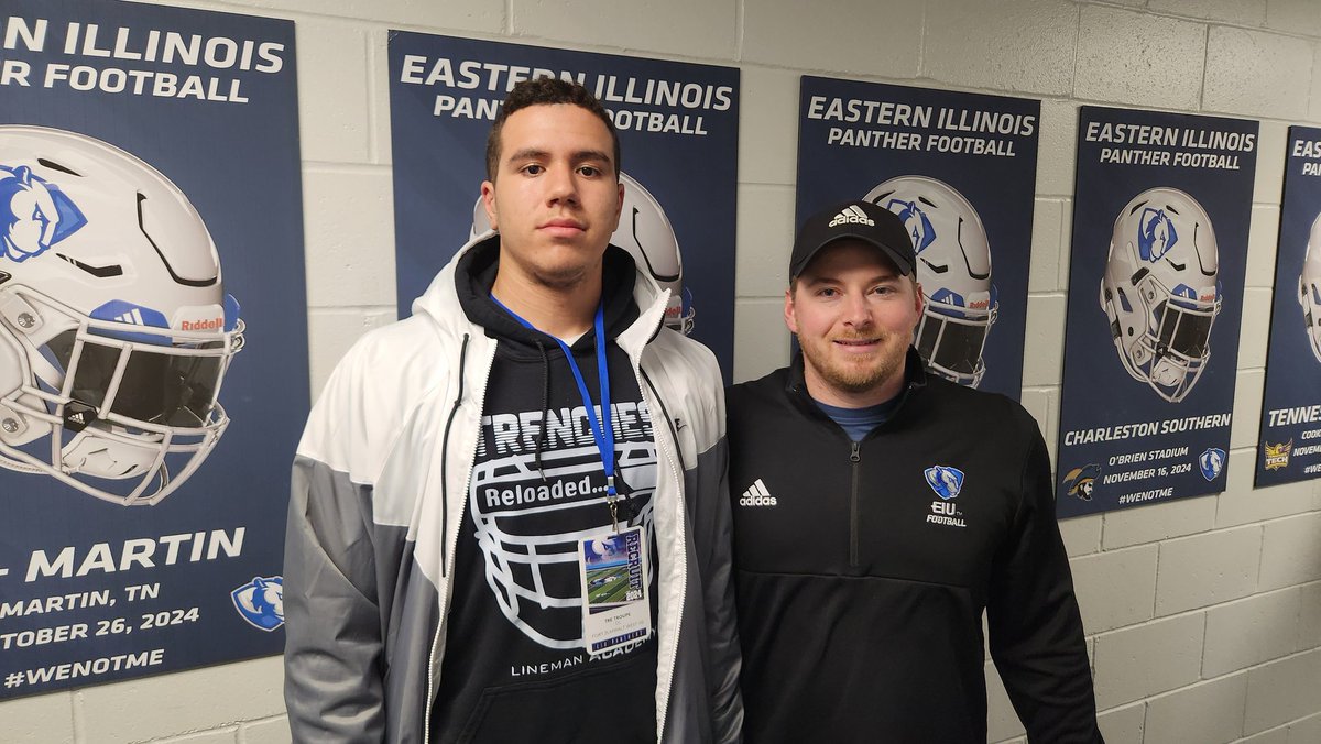 Had a great time at @EIU_FB Jr day. Thanks @CoachGeier_ for the invite! Looking forward to competing at camp! @FBCoachTaylor @Coach_TPugh @jhilly34 @Jaguarfootball1 @JPRockMO @PrepRedzoneMO @CoachPoe1914