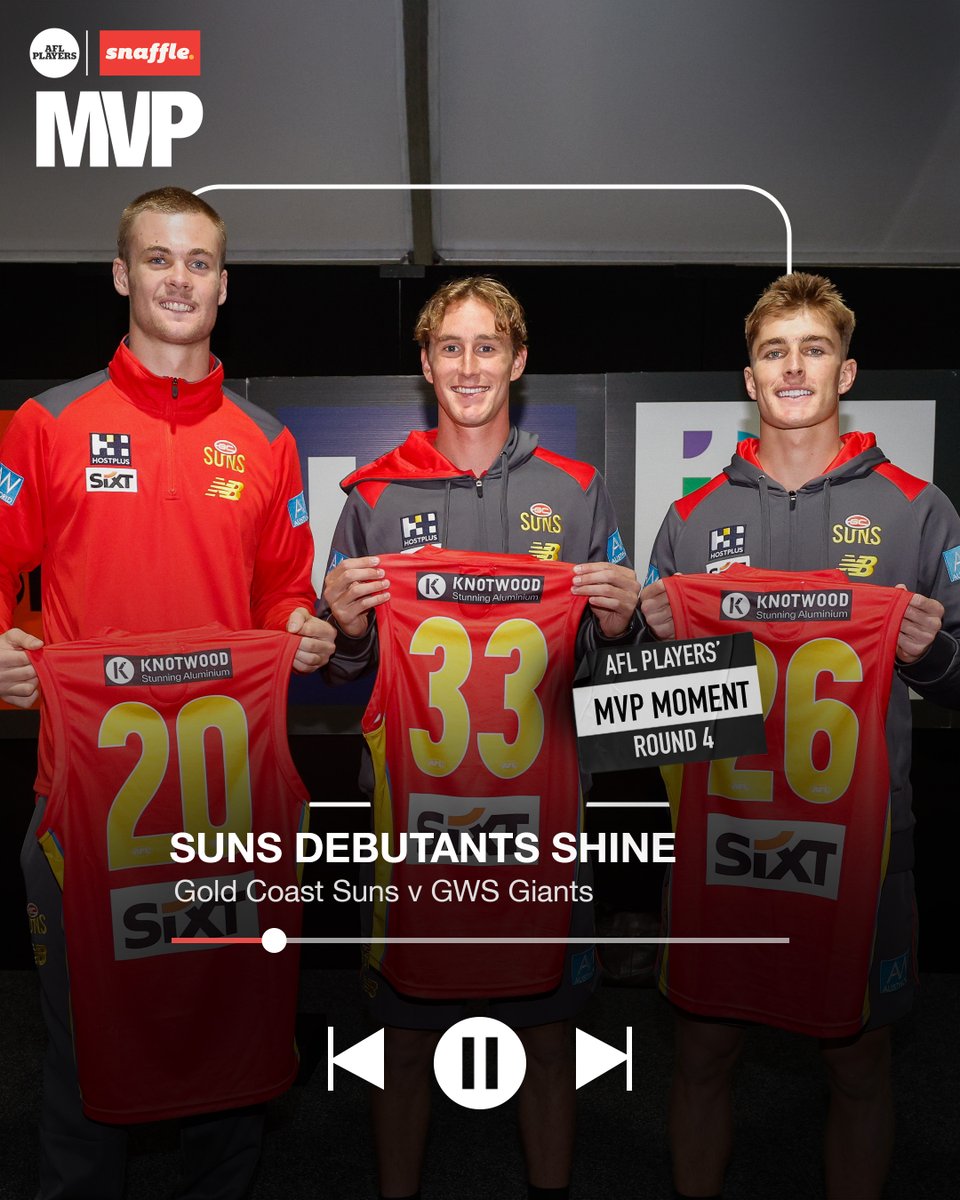 Three young Suns made their debut on the weekend, with two of them hitting the scoreboard in their first game 🤯 #SnaffleStrut