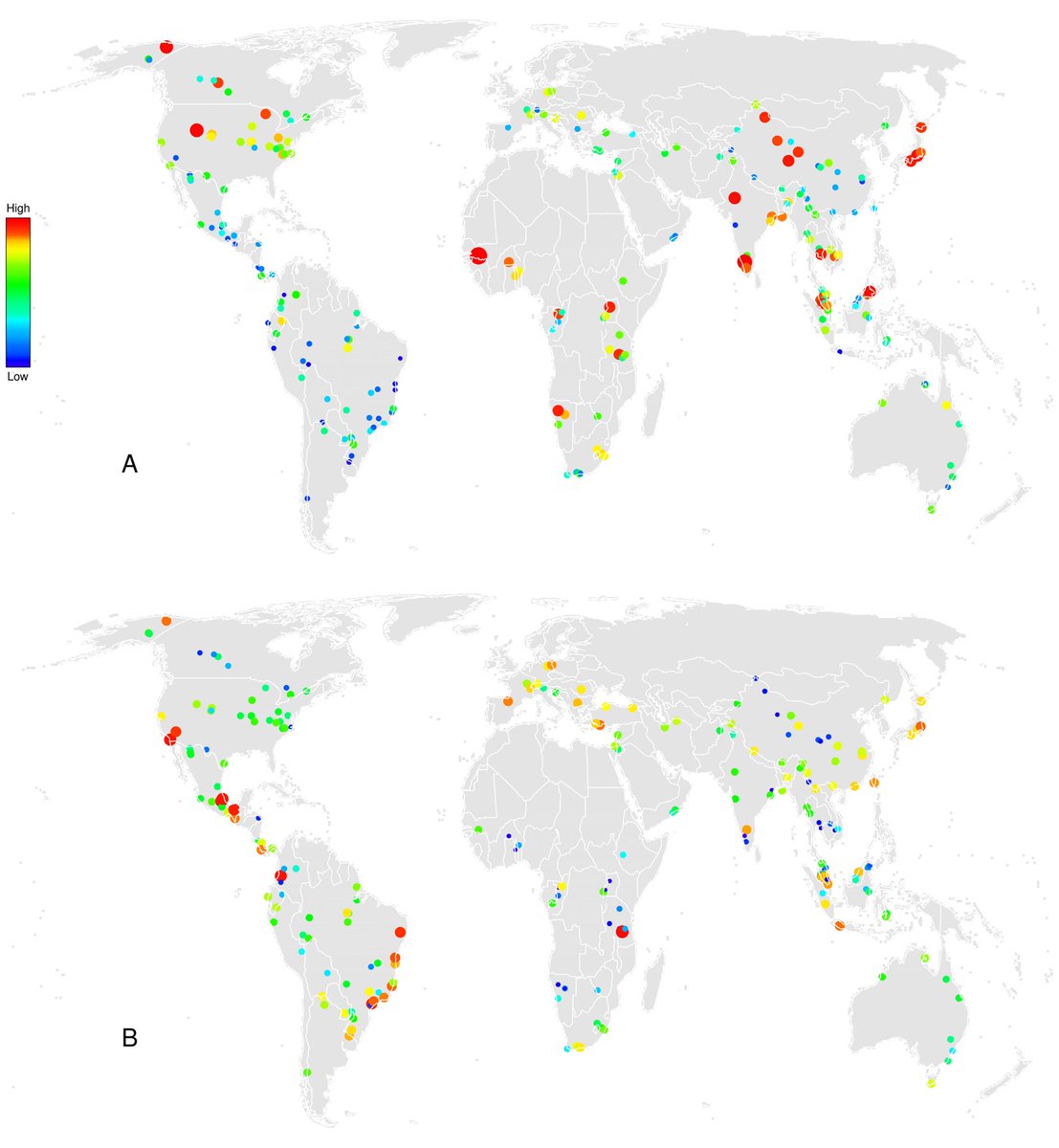 The first chapter of my #PhD #thesis is out now in Frontiers of #Biogeography 🐘🌍

Check out “Energy use of modern terrestrial large mammal communities mirrors Late Pleistocene megafaunal extinctions” here -> escholarship.org/uc/item/6hx3r9…

More info below ⤵️ 🧵
#mammals #Pleistocene