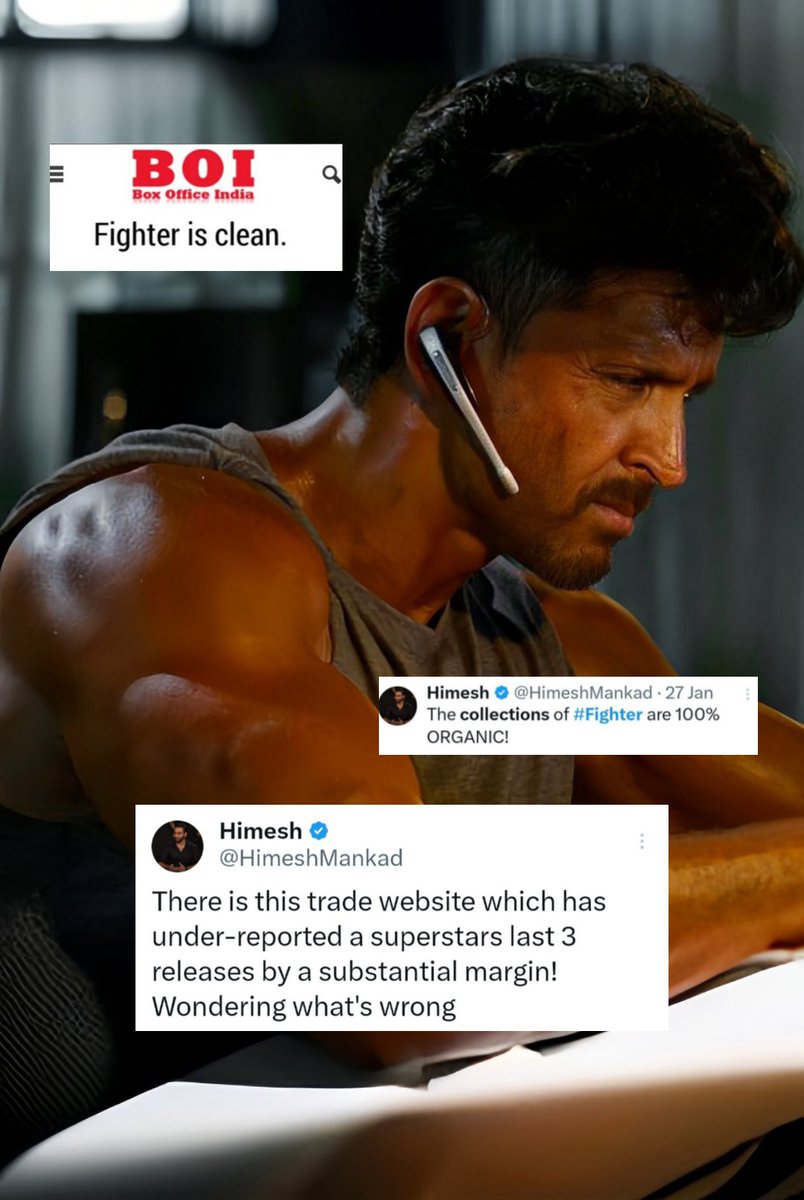 First Indian Standalone Aerial Action Film.

New Genre For Both Mass And Class 

Introduced New Genre To Indian Cinema .

Non Holiday Release / Working Day 

#Fighter Op- 24Cr Net+ LT - 220Cr Net  OS -106Cr without GCC & Broke all The Existing Records On OTT

#HrithikRoshan