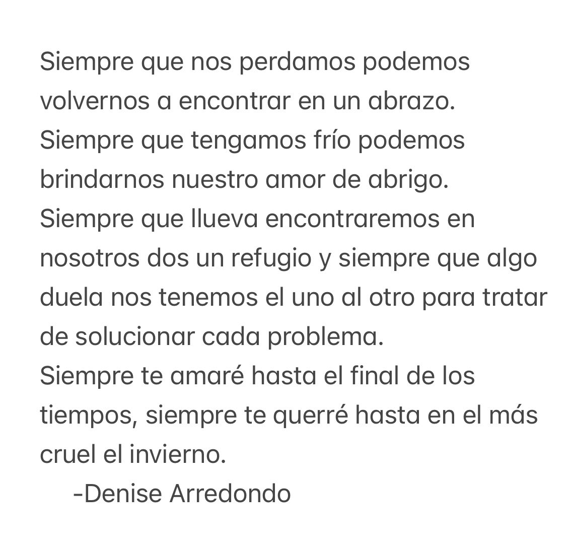 Siempre que llueva encontraremos en nosotros dos un refugio… 🤍