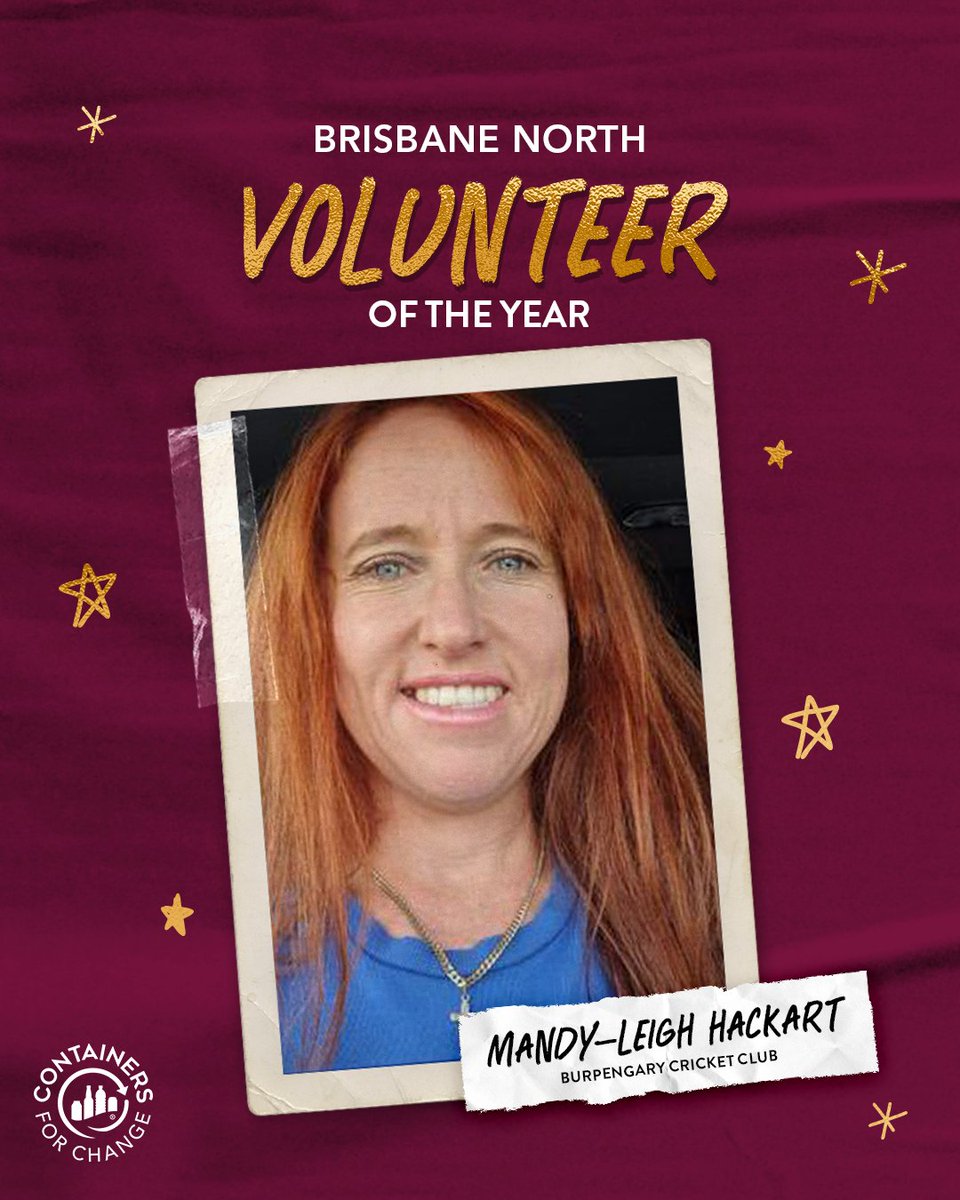 ⭐ Congratulations to Mandy-Leigh Hackart from Burpengary Cricket Association, Volunteer of the Year in Brisbane North! Check out Mandy-Leigh's story 👉 bit.ly/BNVOTY