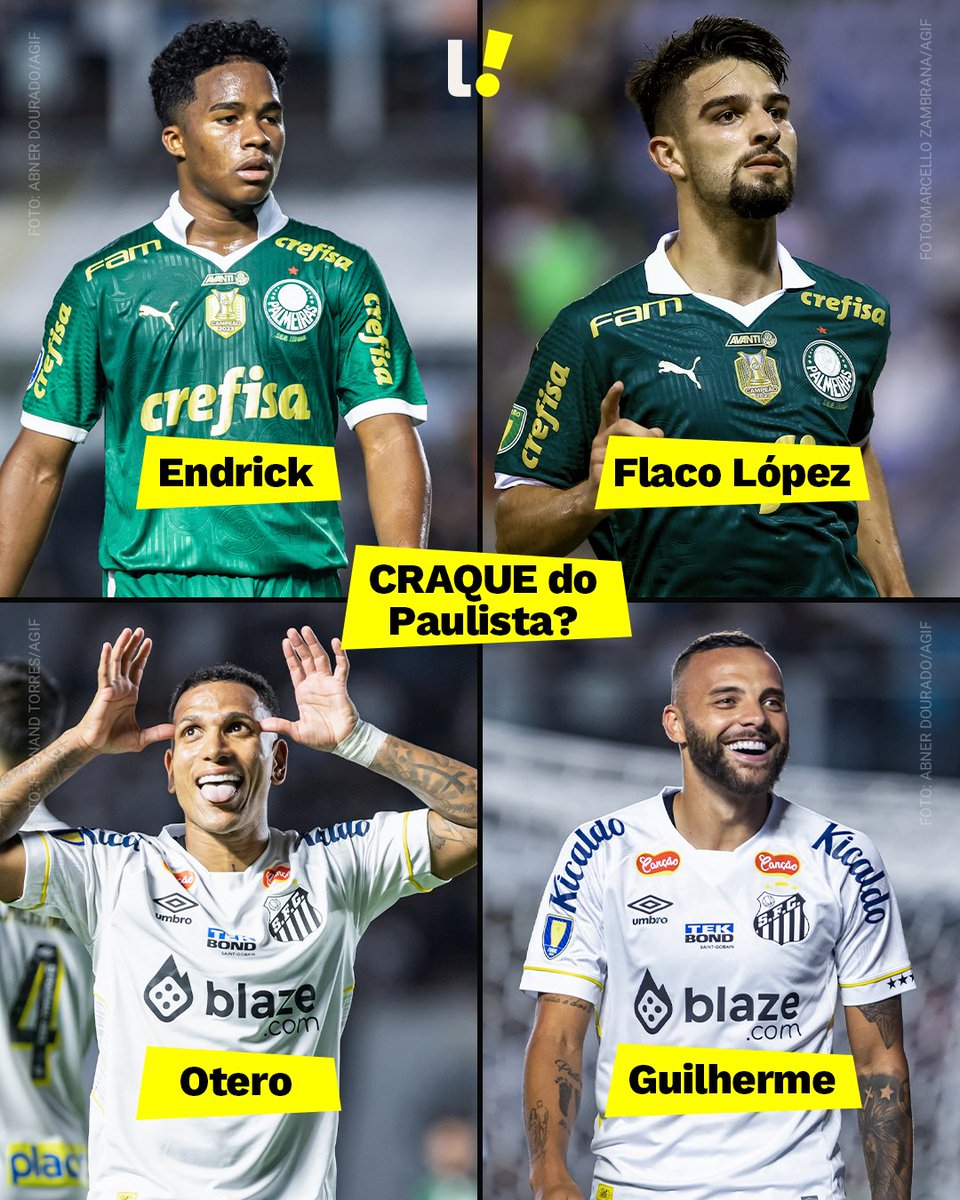 Quem foi o CRAQUE do Paulistão, torcedor? Diz aí! 👇🏆⚽

#Paulistão #FutebolBrasileiro #Santos #Palmeiras