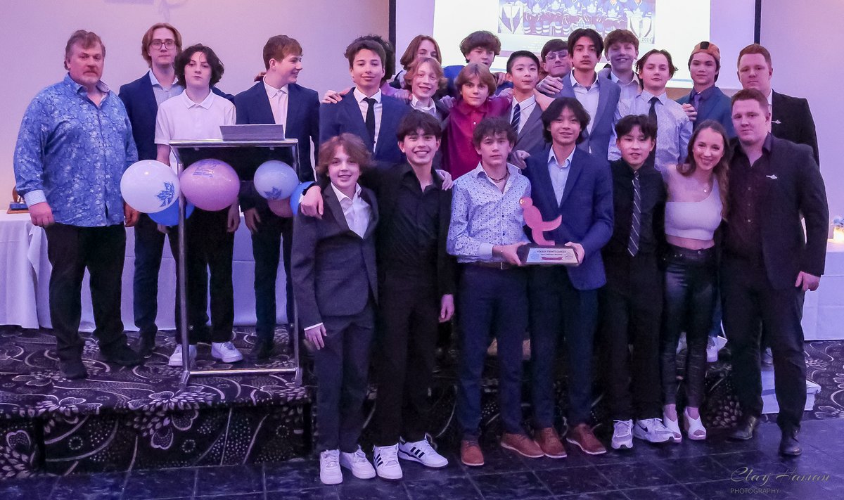 MLAC15AAAlumni's tweet image. 💕At the 2024 #MLAC Awards Banquet our team received the MLAC Fights Cancer Award for raising the most 💰 of all MLAC teams for @albertacancer 👏! Our team raised over $13K &amp;amp; together all MLAC teams raised over $51K 💕 Amazing fundraising 👏!

📸 Clay Haman #HockeyFightsCancer