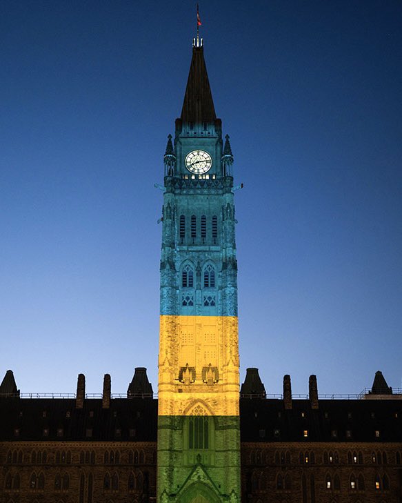 To honour and remember the victims and the survivors of the 1994 Genocide Against the Tutsi in Rwanda, the Peace Tower will be lit up in the colours of the Rwandan flag from sunset to 11 p.m. tonight.